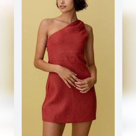 BCBG Red Satin Dress ❤️ - Picture 8 of 8